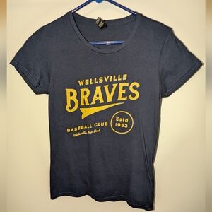 NWOT Wellsville Braves Baseball Team Shirt